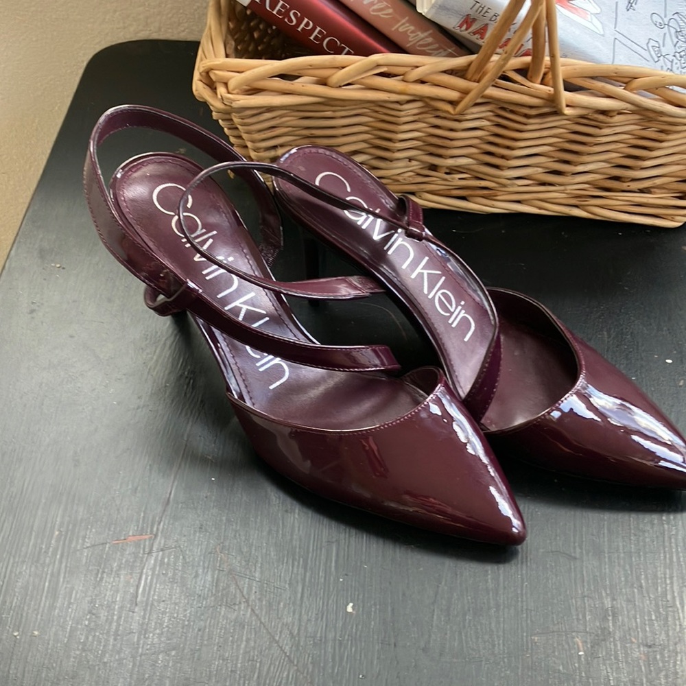 Burgundy Calvin Klein Heels